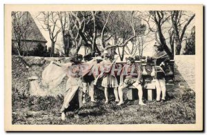 Old Postcard Chateau La Cite de Carcassonne Middle Ages to distract the Lord