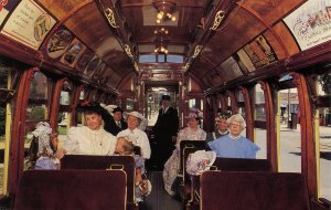 CA - San Jose. Kelley Park Trolley Car #168, Interior