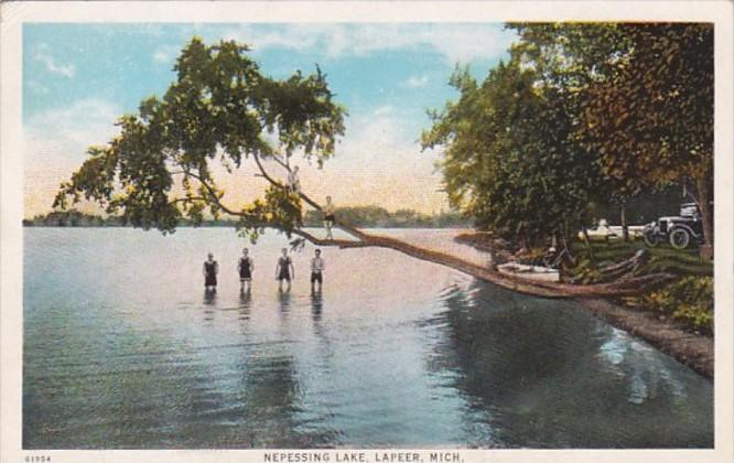 Michigan Lapeer Scene On Nepessing Lake