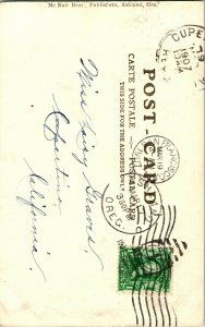 Vtg Tarjeta Postal 1907 Ashland Creek Cascadas - Ashland, O Udb