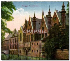 Old Postcard Brugge Groene Kaai