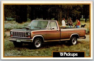 1981 Ford Pickup Truck Advertising Postcard