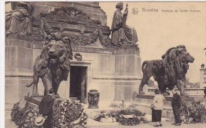 Belgium Brussels Bruxelles Monument Tombeaux Du Soldat Inconnu