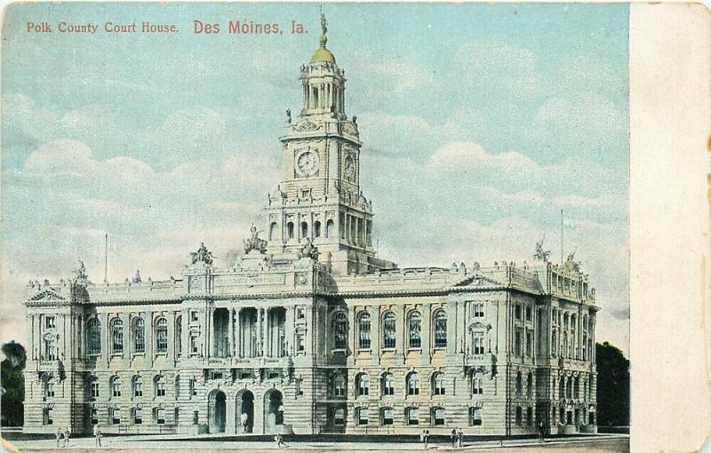 IA, Des Moines, Iowa, County Court House, Baker Trisler