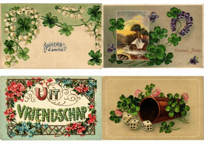 EMBOSSED FANTASY FANTAISIE GREETINGS 1000 CPA Pre-1930 in BOX