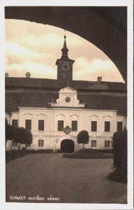 Czech Republic Chrast Vnitrek Zamku Vintage RPPC C070