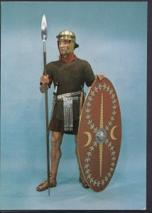Museum Postcard - A Roman Auxiliary Infantryman, Full Size Model  B2537