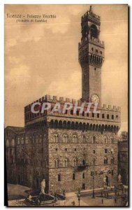 Postcard Old Florence Palazzo Vecchio