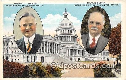 Herbert C Hoover, Charles Curtis Unused 