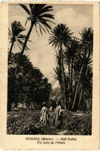 CPA AK MAROC OUDJA - Sid-Yahia. Un coin de l'Oasis (219870)
