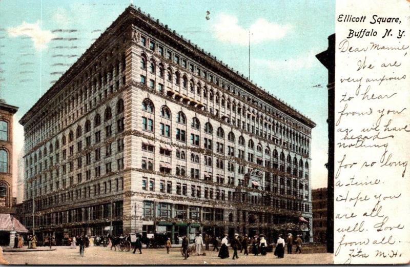 New York Buffalo Ellicott Square 1906