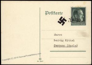 3rd Reich Germany 1938 Zoertau Sudetenland Annexation Provisional Cover 67875