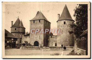 Postcard Old glass Fougeres Mont Michel S