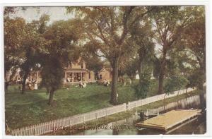 Riverside Club Sioux City Iowa 1910 postcard