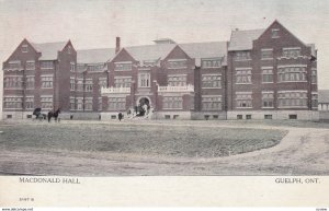 GUELPH , Ontario , Canada , 1900-10s ; O.A.C. , Macdonald Hall