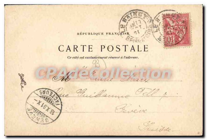 Old Postcard Le Raincy Church