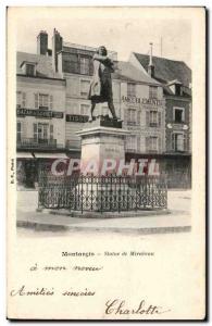 Montargis Old Postcard Statue of Mirabeau