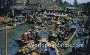 Floating Market Wadsai Thailand Postal Used Unknown 