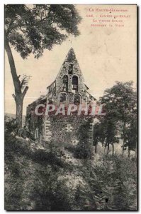 Old Postcard Salies du Salat The old church overlooking the city