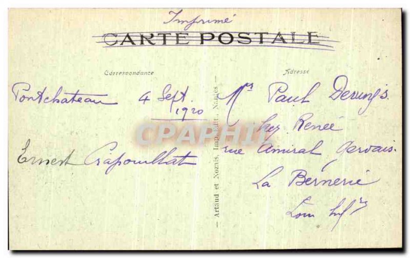 Old Postcard Pontchateau La Scala Sancta