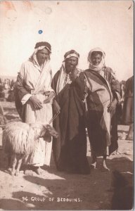 Algeria Group Of Bedouins Vintage RPPC 09.36