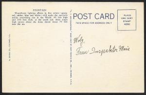 Chicago Worlds Fair 1933-1934 Fountain Chicago Illinois Unused c1934