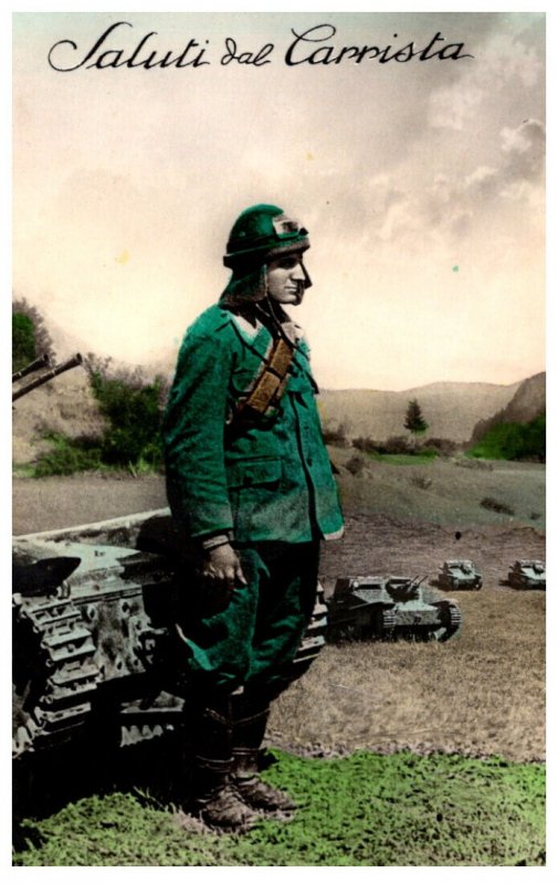 Saluti dal Carrista, Italian Tank Soldier, Tanks  WWII