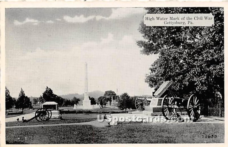 High Water Mark of the Civil War - Gettysburg, Pennsylvania