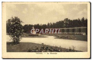 Old Postcard Vittel The Rose Garden