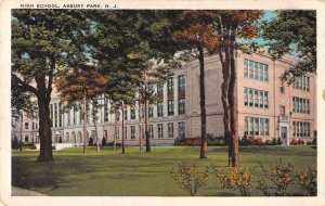 Asbury Park New Jersey High School Vintage Postcard JF686905