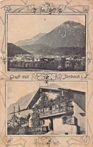 JENBACH i TIROL AUSTRIA~TOTALANSICHT + GASTHOF-MULTI IMAGE PHOTO POSTCARD