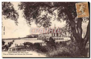 Old Postcard Menton View From Les Oliviers