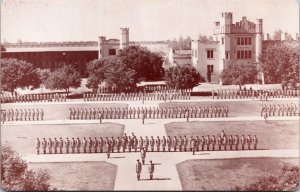 Postcard Cadets on Parade at the New Mexico Military Institute Roswell