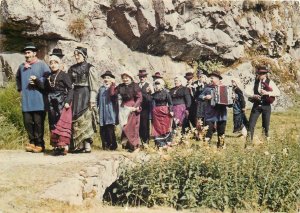 France groupe folklorique de chomelix danse la montagnarde  Postcard