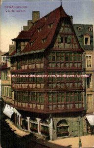 Strasbourg Old Postcard Old House