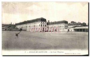 Old Postcard Ecole De Saint Cyr The Court Wagram Army