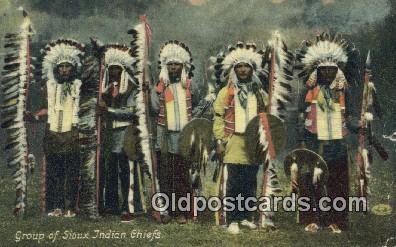 Sioux Indian Chiefs Indian 1911 