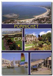 Postcard Modern Pornichet beach and harbor & # City 39hotel