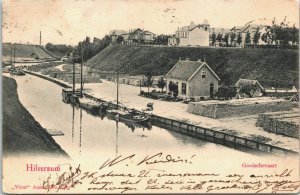 Netherlands Hilversum Gooische Vaart Vintage Postcard 04.08