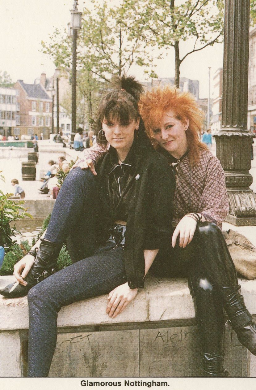 Kim Wilde Punk Rock New Wave Girls In Nottingham 1980s Postcard ...