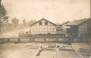 Military camp caserne Manour/Manow? Great War 1914-1918 real photo postcard