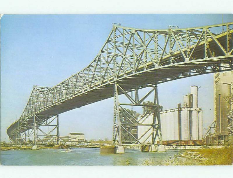 Unused Pre-1980 BRIDGE SCENE Chicago Illinois IL HQ8767