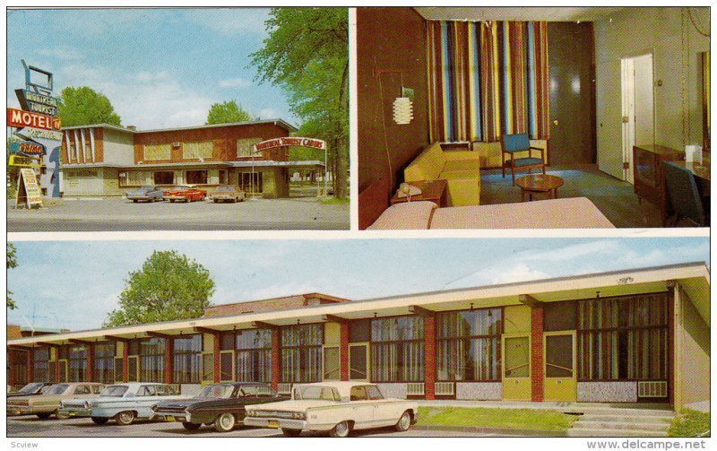 3 View, Montreal Tourist Motel, Montreal, Quebec, Canada, 40's-60's