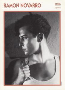 Ramon Novarro Astrology Mexico Actor Rare Italian 8 x 5 Film Photo Card