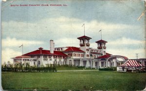 1908 South Shore Country Club Chicago Illinois Postcard