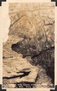 Hannibal Missouri Mark Twain Cave Real Photo Antique Postcard K73494