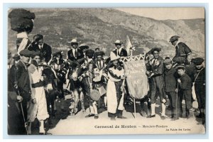 1913 Carnaval Menton France Parade Carnival MataJors Picadors Costume Postcard 