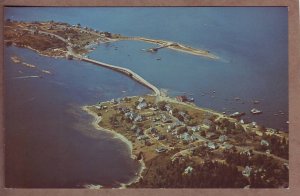 Orr's Island Bailey Island Aerial View only Honeycomb bridge in the world