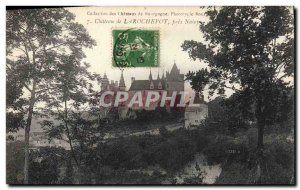 Old Postcard Chateau de la rochepot near Nolay Burgundy