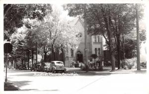 Caro Michigan Baptist Church Real Photo Antique Postcard J60074